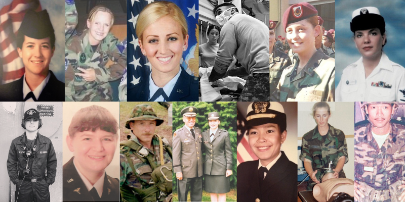 Overlake team members who served in the U.S. military.